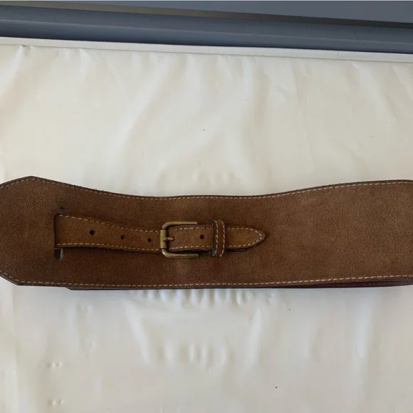 Club Monaco | Accessories | Club Monaco Brown Suede Belt  display picture 1